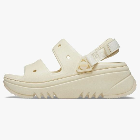 Size M 11 / W 13 Crocs Classic Hiker Xscape Chunky Platform Sandals Vanilla Shoe - Picture 2 of 14